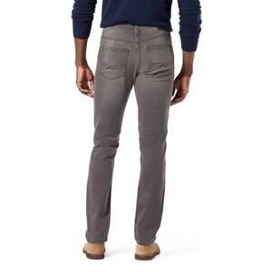 LEVI'S Men's 522 Straight Jeans in Vintage Grey Wash Sz 33L 34W